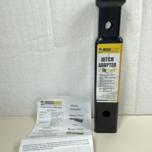 MAXXHAUL 70033 2 inch to 1-1/4 inch Trailer Hitch Receiver Adapter/Extension