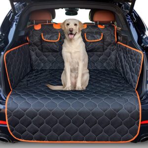 JOEJOY Car Boot Protector, Nonslip Waterproof Dog Car Seat Cover with Enduring Antifouling Liner, Side Protection and Easy to Clean, Boot Protector Blanket for Truck, SUV