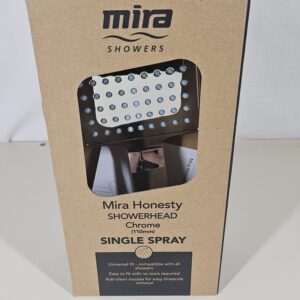 Mira Showers Honesty Square Deluge Overhead Shower Head 110 mm Chrome 2.1605.283
