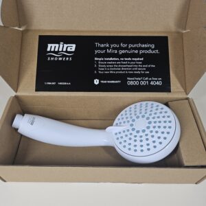 Mira Showers Logic Showerhead Handheld 4 Spray Showerhead Chrome 2.1605.176