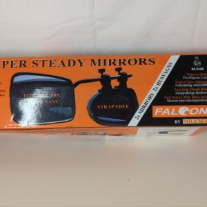 Falcon FRA136727 Universal Mirrors, Super Steady Mirror, Set of 2, Black