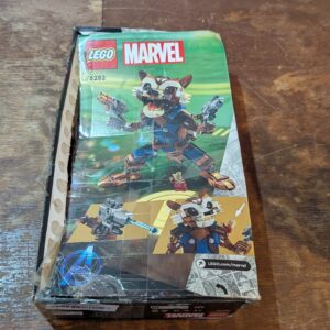 LEGO Marvel Rocket Spare Pieces - Age 10+ & Baby Groot, Guardians of the Galaxy Buildable Toy, Raccoon Action Figure for Kids, Boys and Girls, Posable Super-Hero Gifts 76282