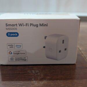 Meross Smart Plug with Energy Monitoring, Mini Smart WiFi Plug Work with Alexa, Google Home, SmartThings, Smart Socket Remote Control Timer Plug, No Hub Required, 13A, 2 Packs