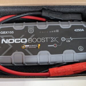NOCO Boost X GBX155 4250A UltraSafe Car Jump Starter, Jump Starter Power Pack, 12V Battery Booster, Portable Powerbank Charger, and Jump Leads for up to 10.0-Liter Petrol and 8.0-Liter Diesel Engines