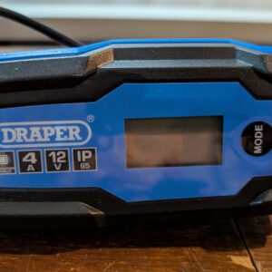 Draper 53489 6V/12V Smart Charger and Battery Maintainer, 4A, Blue and Black, One Size