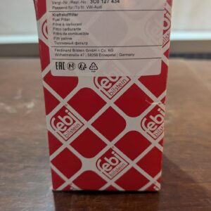 febi bilstein 26341 Fuel Filter with seal ring, pack of one, White/Black