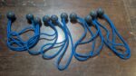 Silverline 237045 Tarpaulin Ball Bungees 10pk 175 mm,Blue