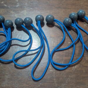 Silverline 237045 Tarpaulin Ball Bungees 10pk 175 mm,Blue