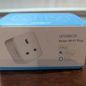 UPXNBOR Smart Plug, Wi-Fi Outlet Compatible with Alexa, Google Home, Wireless Smart Socket with Energy Monitoring, Timer & APP Remote Control - No Hub Required (4 Pack)