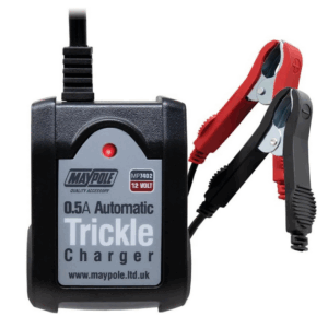 Maypole 0.5A 12V Automatic Trickle Car Battery Charger 9 Stage Charging Cycle Maintece Charging Lead Acid AGM GEL