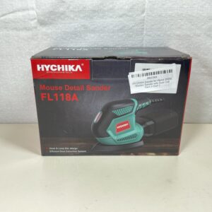 HYCHIKA Sander for Wood 200W, Electric Sander with Dust Collector, 12PCS Sandpapers, 14000RPM Compact Electric Detail Sander Ideal for Tight Space Sanding, Furniture Finishing