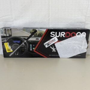 SURDOCA Multifunction Steering Wheel Lock – High Security Anti Theft with Window Breaker – Universal Car Wheel Lock – Easy Installation Fit for Auto Truck SUV Van