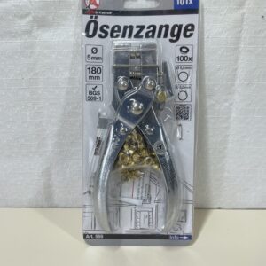 BGS DIY 569 | Eyelet pliers with 100 round eyelets | 5mm | 180mm