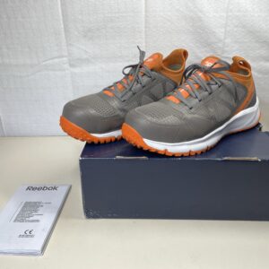 Reebok Work Men's All Terrain Safety Shoes, Grey Lava Steel Toe, 7 UK