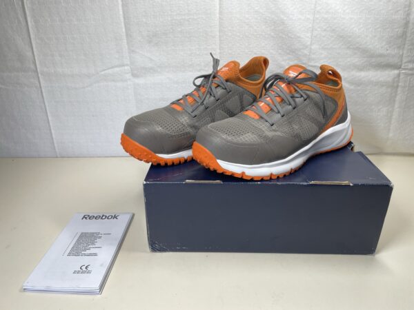 Reebok Work Men's All Terrain Safety Shoes, Grey Lava Steel Toe, 7 UK