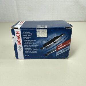 Bosch BP1000 - Brake Pads Car Rear Axle - Bosch Quality - Reduced Noise and Dust - ECE-R90 Certified - Copper-Free - 1 Set of 4 Pads