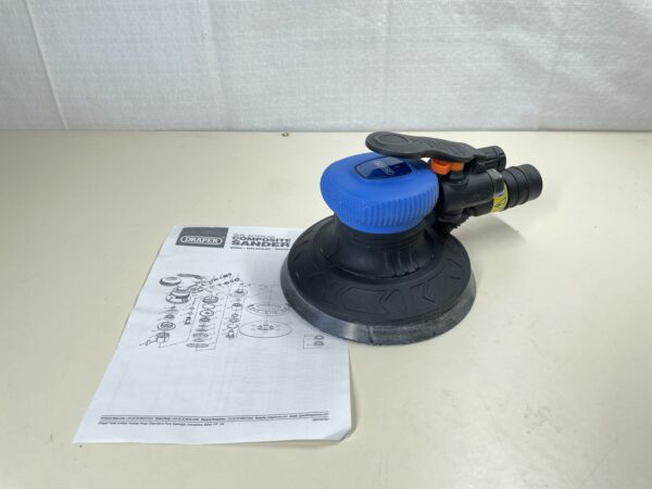Draper Storm Force Composite Sander - 150mm Dual Action Air - Image 2