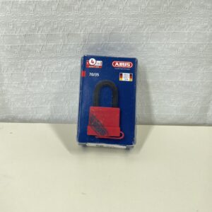 ABUS Brass Padlock 70/35 - Weatherproof - Brass lock body - impact-resistant plastic casing - ABUS security level 4 - black
