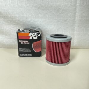 K&N Motorcycle Oil Filter: High Performance, Premium, Designed to be used with Synthetic or Conventional Oils: Fits Select Yamaha Vehicles, KN-141