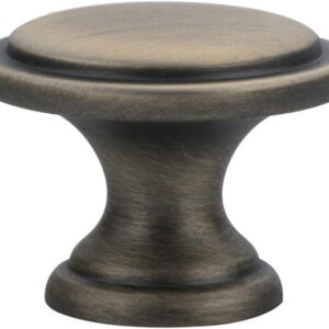 Amazon Basics AB1100-AB-25 Cabinet Knob, 25-pack, Antique Brass