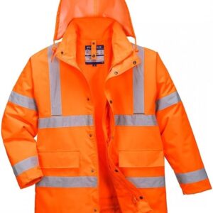 Portwest Mens Hi Vis Safety 4-in-1 Traffic Workwear Jacket - XXL