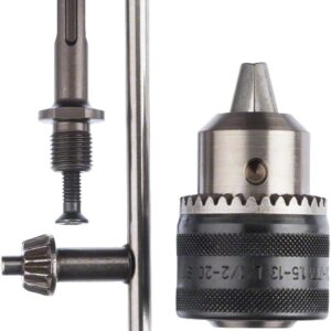 Bosch 1x SDS Plus-Adapter with Drill Chuck (1.5 - 13 mm, inkl. Key, Without Impact Function, Accessories for Rotary Hammers with Impact Stop)