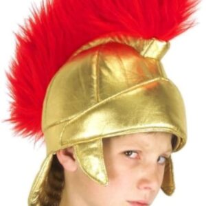 HENBRANDT Roman Fabric Helmet, One Size, Children's Costume Headwear