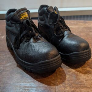 Iron Mountain Unisex Workwear Steel Toecap & Midsole S3 SRC Leather Safety Ankle Boot, Black, UK 10 / EU 44