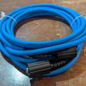 UBERFLEX Kink Resistant Pressure Washer Hose 1/4" x 25' 3,100 PSI with (2) 22MM