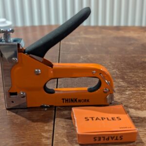 THINKWORK Staple Gun Heavy Duty with 900 Staples, 3 in 1 Cable Stapler for Wood, Upholstery, Fencing, Furniture, Decoration