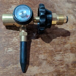 Fayme Helium Tank Regulator Filler Valve for Balloons with Gauge Pkg/1