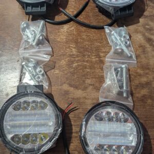 4PCS 72W LED Work Light Bar,4.5" LED Light Pods Spot Flood Combo Lights Off Road Driving Fog Lights