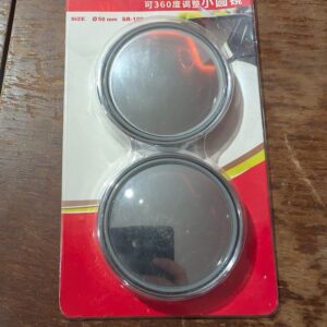 Blind Spot Mirrors Round Frameless 360° Rotate Sway Adjustable HD Glass Convex Mirror Maximize RearView Universal for Universal Cars Traffic Safety (Pack 2)
