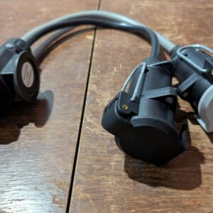Maypole MP603 13 Pin -7pin N and S Adaptor lead - Black