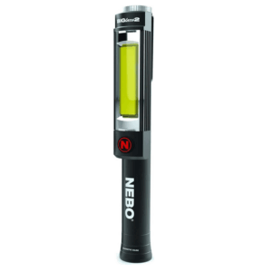 NEBO Magnetic NE6737 Big Larry 2 Pocket Work Light - Powerful LED Pen Inspection Flash Light, Black Torch