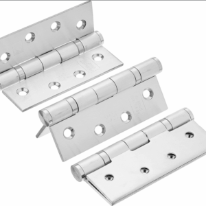Excel XL835X3 1 1/2 Pair 4" x 3" Ball Bearing Fire Door Hinges Satin Stainless Steel - 3 Pack
