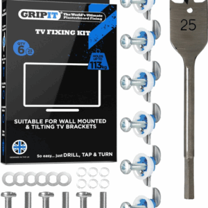 Grip-It TV Bracket Plasterboard Fixing Kit