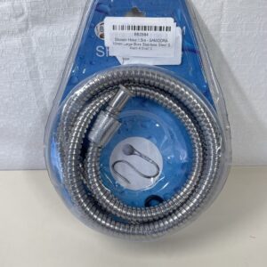 Shower Hose 1.5m - SAMODRA 10mm Large Bore Stainless Steel Shower Hose Replacement Leakproof & Anti-Kink, Chrome
