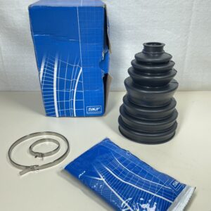 SKF VKJP 01001 Universal CV Boot kit | bellow set for drive shaft| incl. mounting clips and grease, Inner diameter 1: 22 mm ; Inner diameter 2: 86 mm