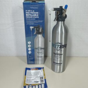 FIRSTINFO A1638 Patented Max. Pressure 140psi 620ml Thickened Aluminum Refillable Aerosol Spray Bottle