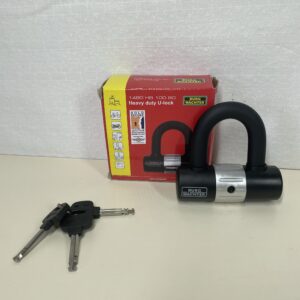 Burg Wachter 100D 14mm Heavy Duty Sold Secure Diamond & Gold Padlock U Lock - Black