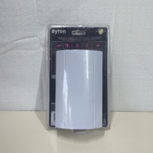 Byron DBW-23081 Classic Wind Chime Doorbell with Integrated Transformer 80dB, White