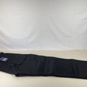 Lee Cooper Workwear Mens Multi Pocket Easy Care Heavy Duty Knee Pad Pockets Safety Work Cargo Trousers Pants, Black, Size 38W/31L (Regular)