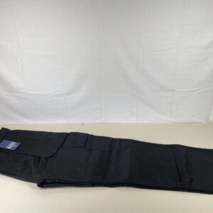 Lee Cooper Workwear Mens Multi Pocket Easy Care Heavy Duty Knee Pad Pockets Safety Work Cargo Trousers Pants, Black, Size 38W/31L (Regular)