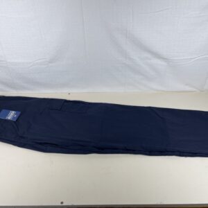 Lee Cooper Workwear - Mens Easy Care Multi Pocket Work Safety Classic Cargo Trousers, Navy Blue, Size 38" Waist, Regular 31" Leg