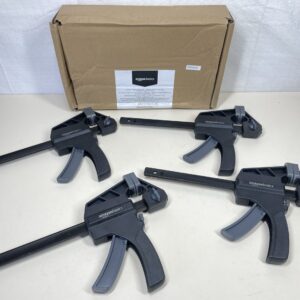 Amazon Basics 4-Piece Steel Spring Clamp Set - 4 Pieces 15.24 cm