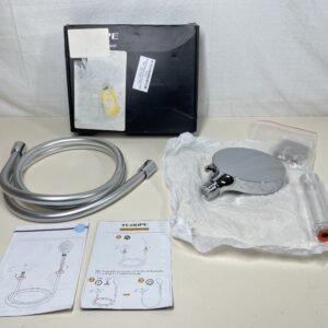 YEAUPE Shower Head and Hose with Filter - High Pressure Shower Head with 1.5M Hose Powerful Flow Showerheads for Low Pressure Hard Water Filter Shower Hose and Head Water Saving Shower Head 6 Modes