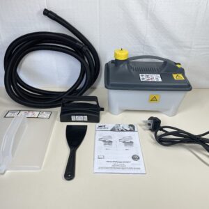 Earlex WS77 Steam Wallpaper Stripper, 5 l Capacity, Steaming time max. 78 min, 2300 W, 3.65 m Hose incl. Scraper, Black, White