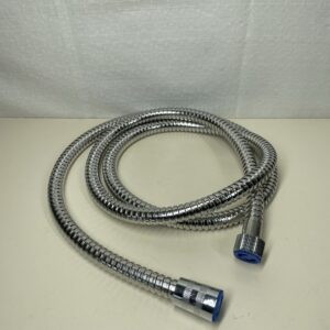 DIY Doctor 1.75m x 8mm Universal Shower Hose | Premium Replacement Stainless Steel Hose with 4 Washers | Anti-Kink | Chrome Finish Shower Pipe | Flexible Shower Hose | Chrome Shower