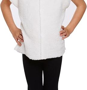 HENBRANDT Children’s White Sheep Costume Fleece Lamb World Book Day School Play Xmas Nativity Halloween Animal Fancy Dress Outfit for Kids Fancy Dress for Girls and Boys (Age 10-12)